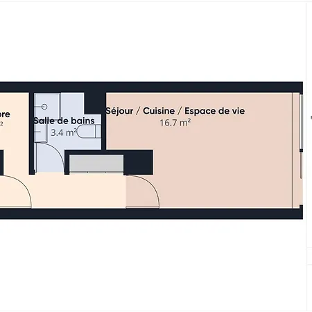 4 Personnes Vue Et Balcon Lägenhet *